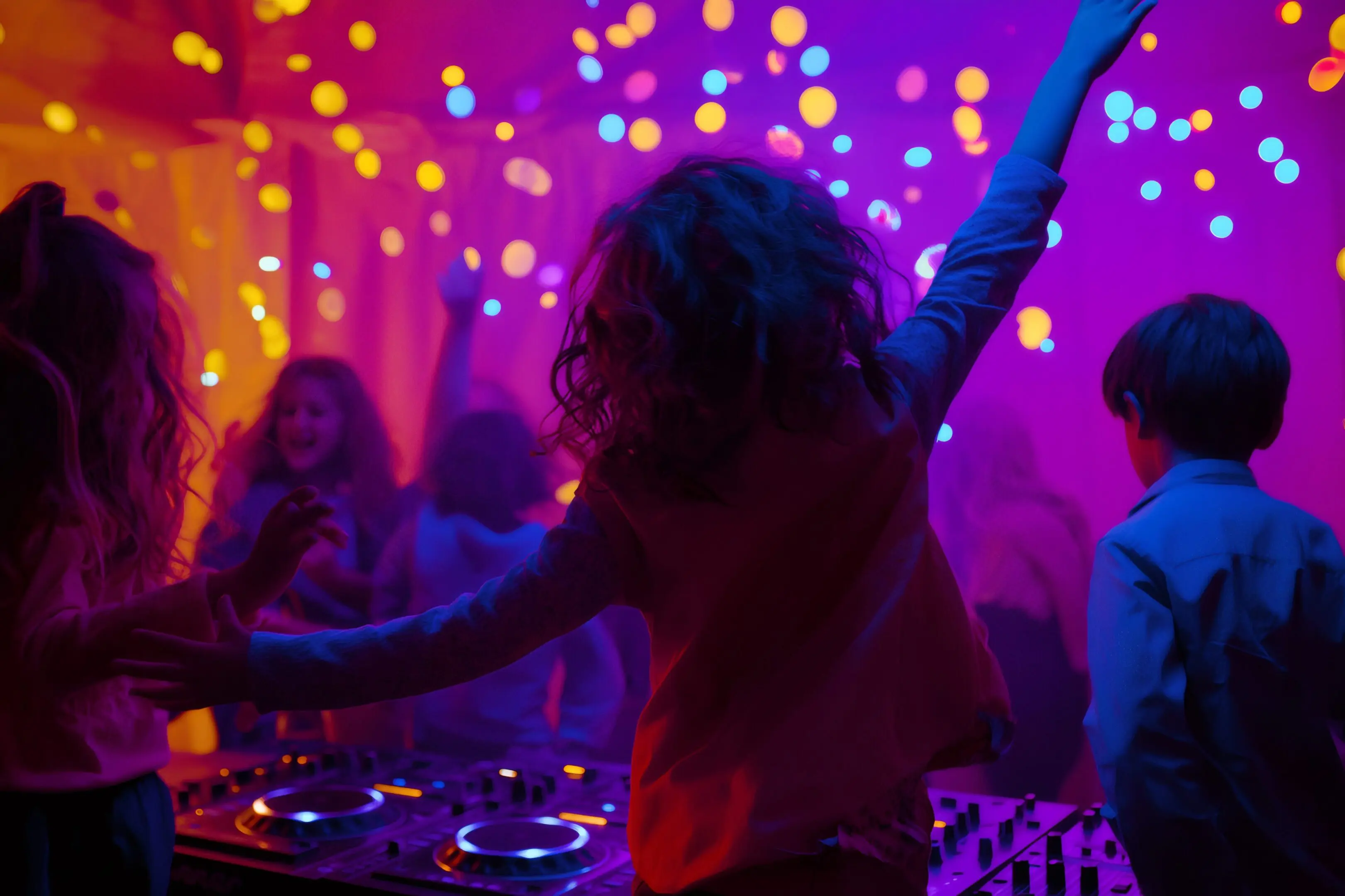 Mr Dj Services party djs for kids with dancing, games and group dances and karaoke