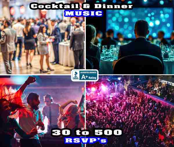 Traditional Dj Pckge w/Cocktail-Dinner Tunes, Evolve's into Dancing <br><small>⭐⭐⭐⭐⭐ Rating</small> [SATISFACTION GUARANTEED]